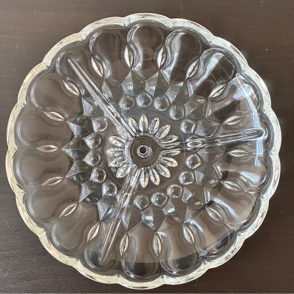 3-Section Glass Jewelry Tray - Picture 1 of 8